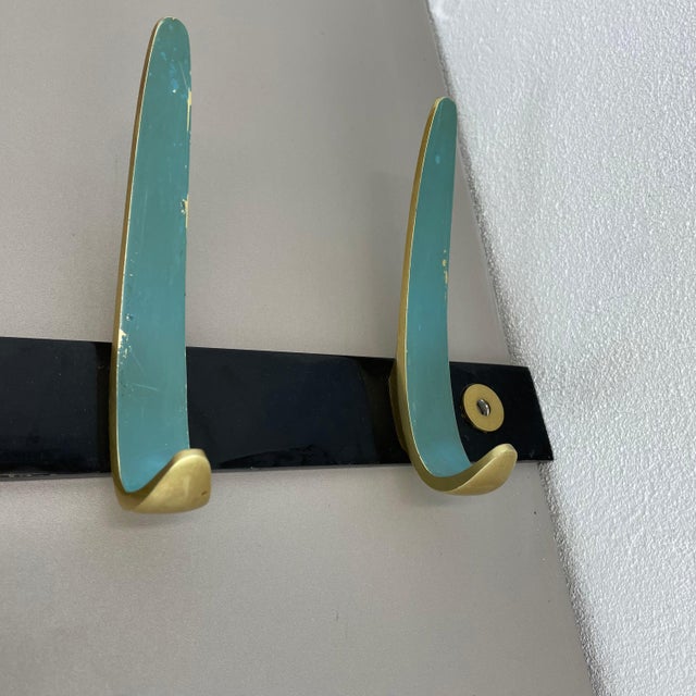 Large Metal Coat Rack in the style of Auböck, France, 1950s For Sale - Image 11 of 18