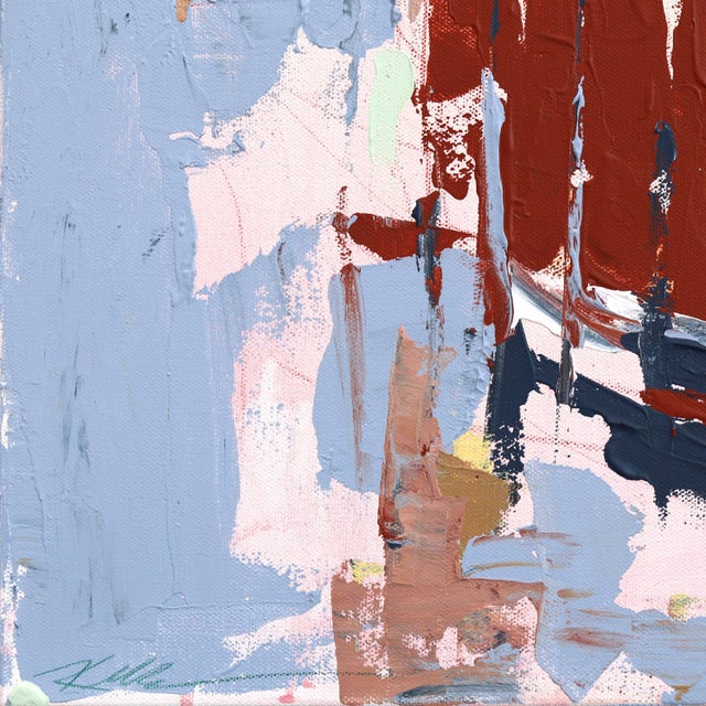 Cherry on Top - Original Contemporary Cocktail Still Life Acrylic Painting on Canvas by Kellie Newsome For Sale In Los Angeles - Image 6 of 9