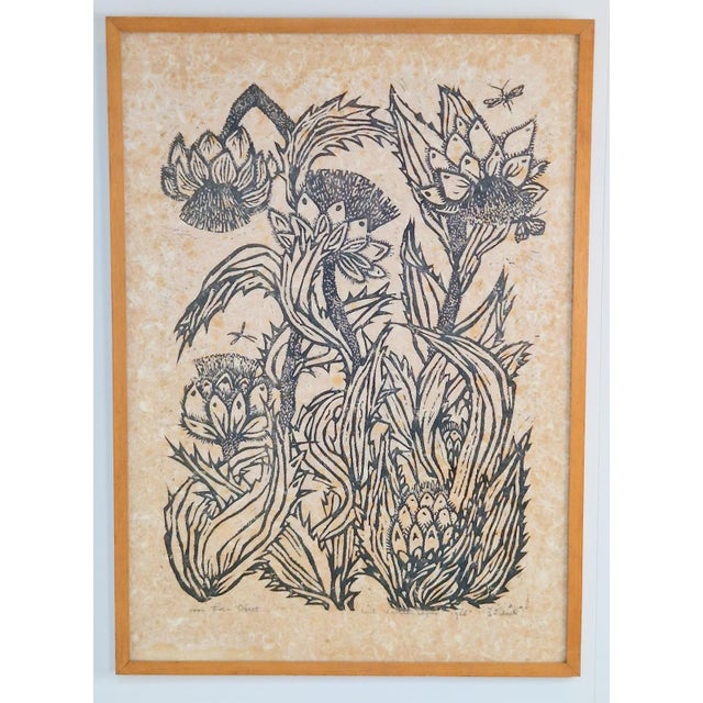 Wil Willerijn, Blackthorn, Etching on Handmade Paper, 1966 For Sale - Image 14 of 14