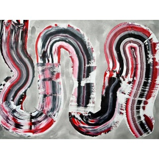 Sumit Mehndiratta, Composition No. 376, 2022, Acrylic on Canvas For Sale