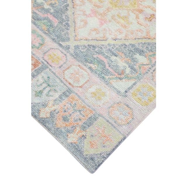 Modern Turkish Oushak Rug 3' x 6'7" For Sale In Houston - Image 6 of 9