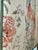 Antique Victorian Two-Panel Floral Fabric Folding Floor Screen With Finials For Sale - Image 9 of 18