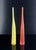 Red Bamboo Vases by Laura De Santillana for Arcade, Set of 2 For Sale - Image 8 of 14
