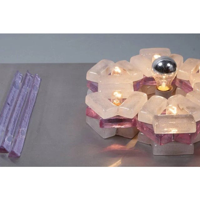 Large Sculptural Wall Light from Poliarte, 1960s For Sale - Image 6 of 7