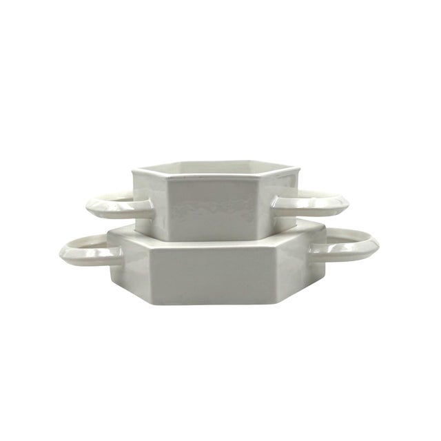 White Ceramic Vide Poche by Sergio Asti for Gabbianelli, Italy, 1970 For Sale - Image 15 of 18