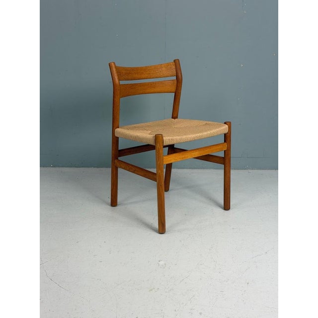 1940s BM-1 Dining Chairs in Oak by Børge Mogensen for C.M Møbler, 1947, Set of 8 For Sale - Image 5 of 14