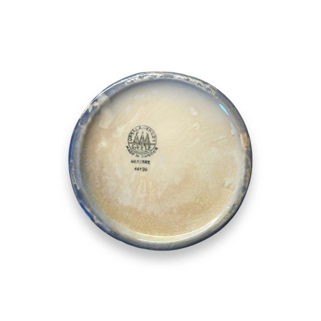 1930s 1930s Gefle Blue & White Pitcher For Sale - Image 5 of 5