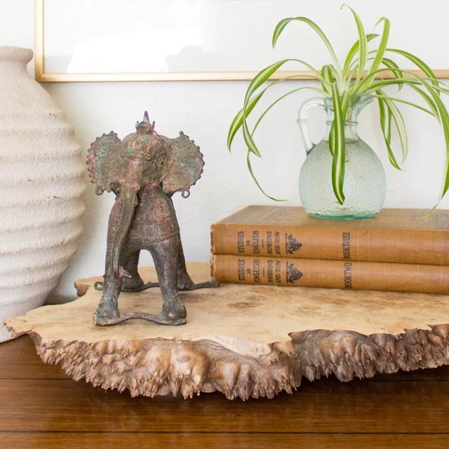 Antique brass elephant figurine toy from India. One of several available, which are originally from Kashmir and purchased...