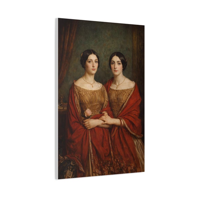 Atelier Aria Lumae the Sisters Unspoken Terracotta and Warm Amber Large Board Print For Sale - Image 4 of 16