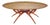 Midcentury Modern Brass Tray Table With Base For Sale