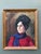 This original oil portrait captures the spirited essence of late mid-century fashion and personality through a bold and...