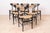Mid-Century Modern Scandinavian Modern Dining Chairs with Rope Seating and Backrest, 1960s, Set of 6 For Sale - Image 3 of 16