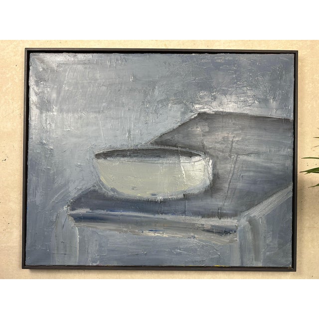 Abstract painting by Lawrence de Maupéou (Belgium, 1964). Oil on canvas. Professionally framed. Canvas dimensions: 80 x...