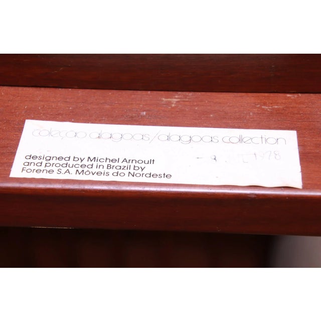 Michel Arnoult Brazilian Rosewood Flip Top Game Table, 1978 For Sale - Image 11 of 13