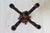 Wood Rustic Spanish Revival Style Carved Wood Five Arm Candelabra For Sale - Image 7 of 12