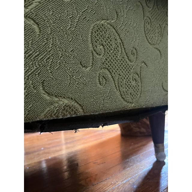 Vintage MCM Mid Century Modern Rowe Armchair and Sofa Set - Minty Sage Green! For Sale In Cleveland - Image 6 of 10