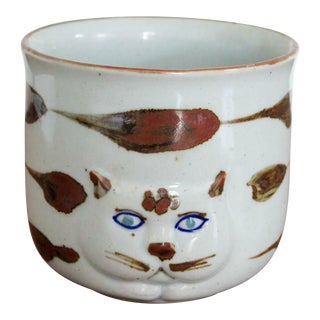 Kitty Pottery Planter For Sale