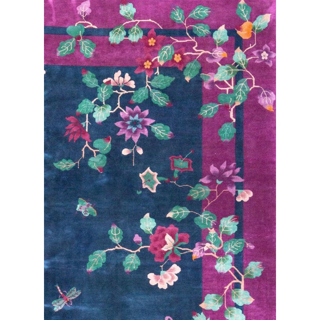 Art Deco Chinese 11.5x8.10 Carpet, 1920's / 30's For Sale In New York - Image 6 of 9