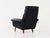 1970s Danish Black Leather Armchair, 1970s For Sale - Image 5 of 18