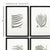 The structure and composition of these monochromatic fern studies make for a compelling set. No variations of green needed...
