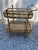1950s Italian Rattan Bar Cart For Sale - Image 4 of 8