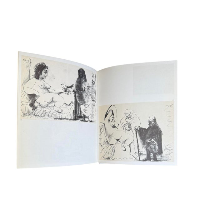 1960s 1969 Art Book Coffee Table Hardcover Picasso: His Recent Drawings 1966-1968 For Sale - Image 5 of 10