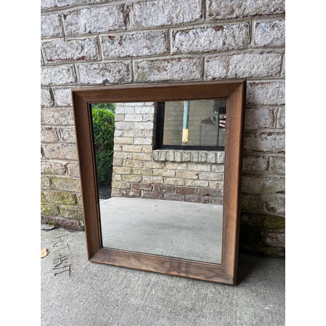 Early 20th Century Wooden Frame Mirror For Sale - Image 11 of 13