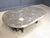 1970s Vintage Italian Grey Marble Coffee Table, 1970s For Sale - Image 5 of 11