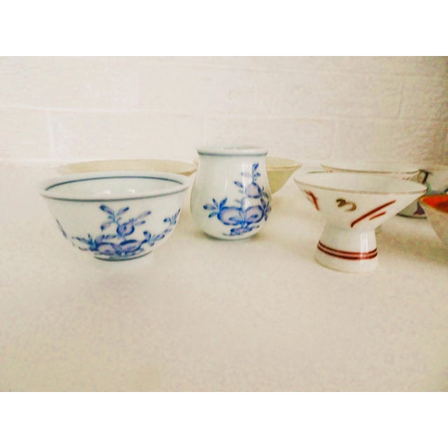 Early 20th Century Japanese Porcelain Sake Cups - 11 pcs For Sale - Image 4 of 8