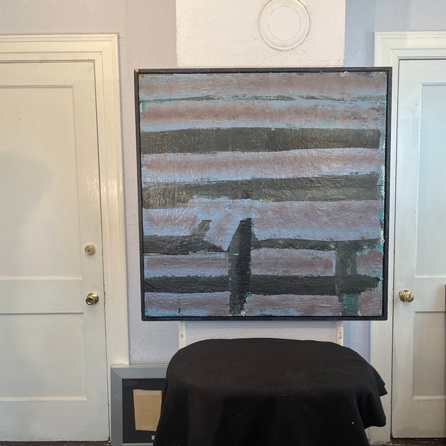 Nice artwork by artists John frates, mid century modern abstract expressionist Florida artist similar to Syd Solomon and...