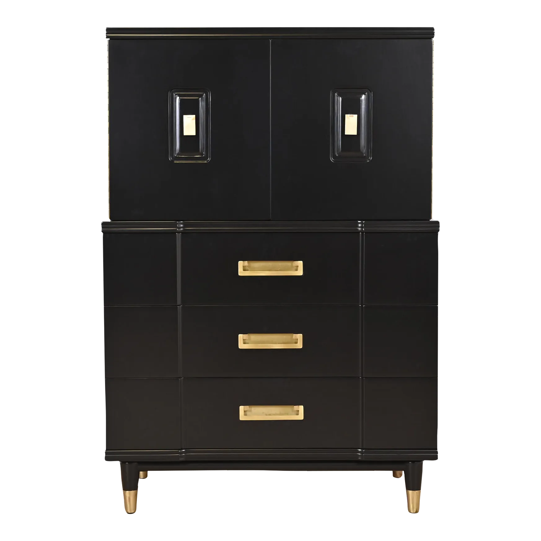 Vintage Campaign Dressers and Chests of Drawers | Chairish