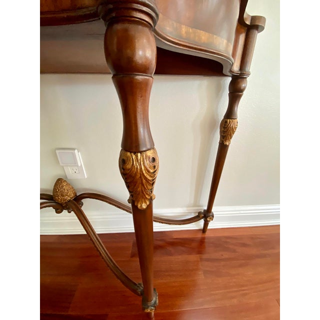 Traditional Maitland-Smith Nathan Console Table For Sale - Image 3 of 5