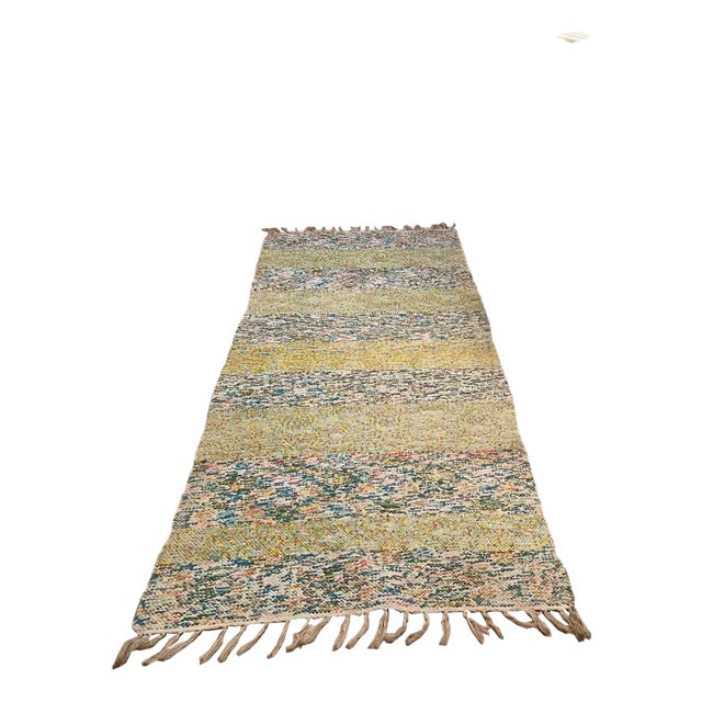 Turkish Flat Weave Kilim Runner For Sale