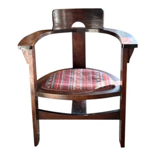 Early Eliel Saarinen Wood Curved Frame Hannes Chair - Finland For Sale