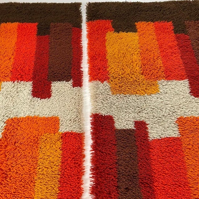 1970s Modernist Dutch High Pile Rugs from Desso, 1970s, Set of 2 For Sale - Image 5 of 18