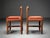 Guillerme et Chambron Vintage Dining Chairs in Oak and Velvet by Guillerme Et Chambron, France, 1960, Set of 2 For Sale - Image 4 of 13