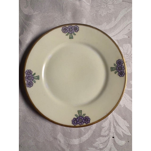 Antique J&c Bavaria 1898-1923 "Art Nouveau" Hand Painted Plates. Each Plate Different - Set of 10 For Sale - Image 10 of 13