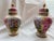 Ceramic Vintage German Kalk-Style Gilt Porcelain Covered Urns — Pair For Sale - Image 7 of 9