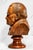 Nice Large Antique Winston Churchill Carved Wood Bust Statue Sculpture Home Decor For Sale - Image 12 of 15