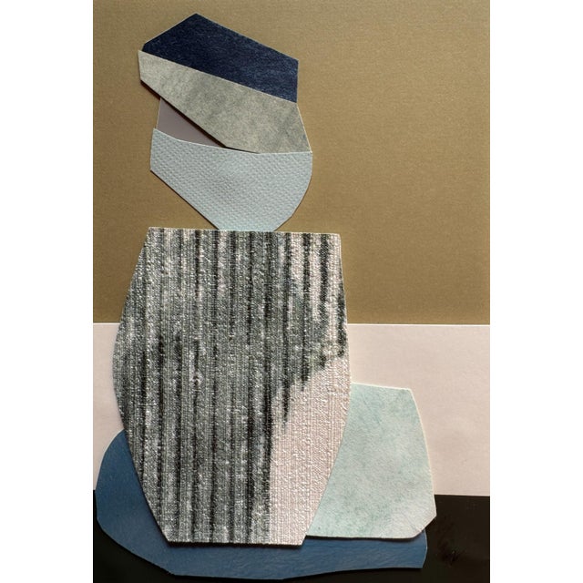 "Superbloom 6" Original Mixed-Media Collage on Paper by Zac Woodiel For Sale - Image 4 of 9