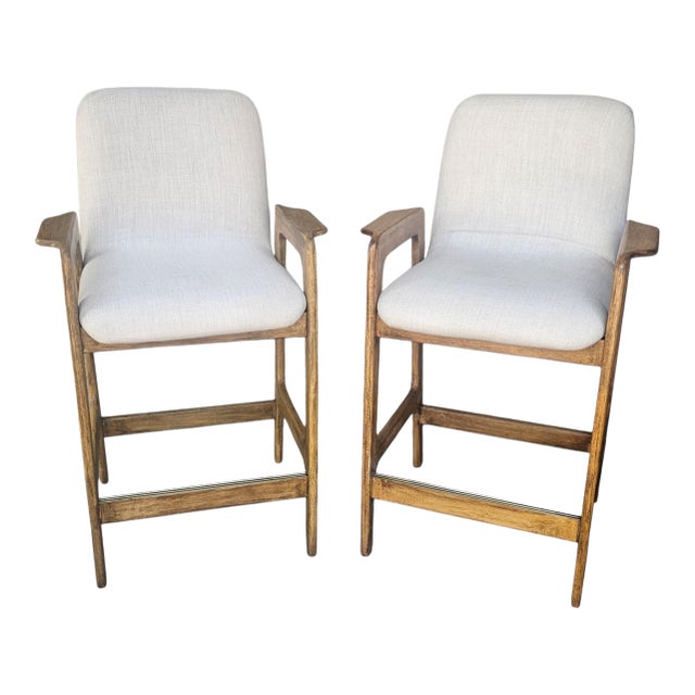 Benny Linden Counter Stools - A Pair For Sale