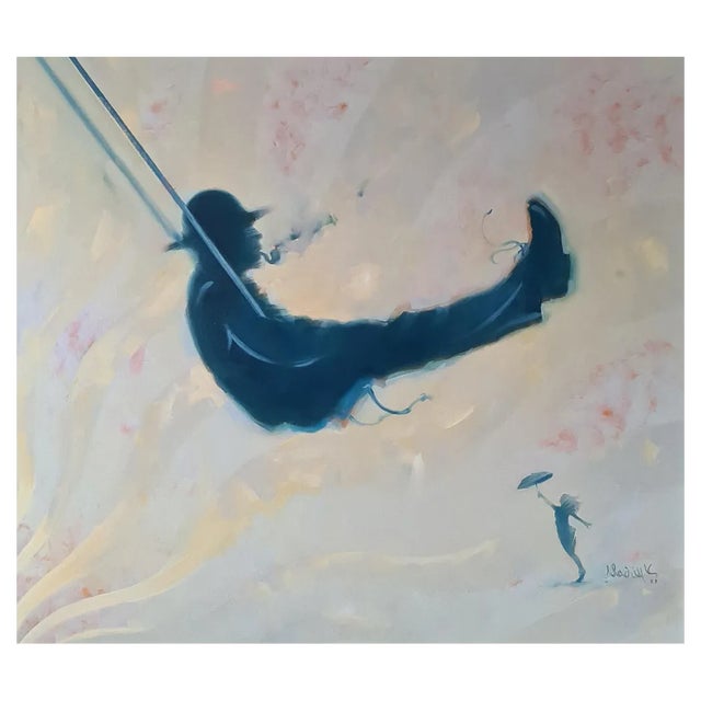 Vadim Kovalev, Swing, 2021, Oil on Canvas For Sale