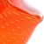 Mid 20th Century Vintage Barbini Murano Persimmon Orange Gold Flecks Italian Art Glass Mid Century Flower Basket Vase For Sale - Image 5 of 7