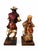 Late 20th Century Mexican Folk Art Papier-Mâché Market Figures With Basket and Jug — Pair For Sale - Image 4 of 7