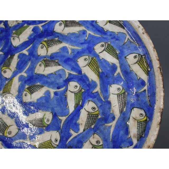 Hand-Painted Ceramic Plate from Shahidi For Sale - Image 11 of 17