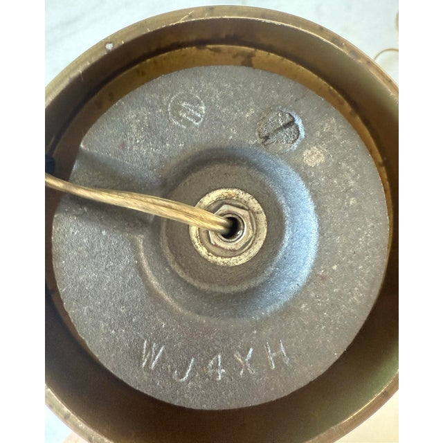 Vintage Brass Mushroom Table Lamp Attributed to Hans-Agne Jakobsson For Sale - Image 11 of 12