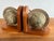 1970s Vintage Wooden Globe Bookends - A Pair For Sale - Image 5 of 9