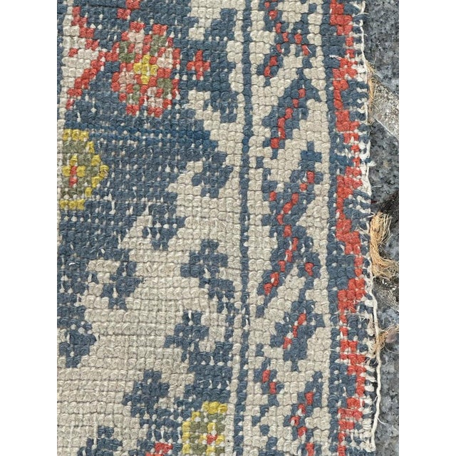 Small Antique Turkish Oushak Rug, 1890s For Sale - Image 16 of 18