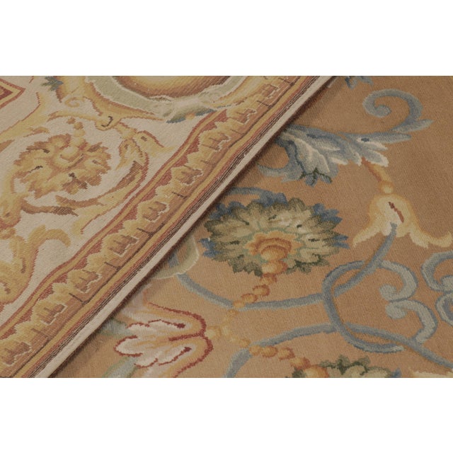 Beige Rug & Kilim’s European-Inspired Rug With Colorful Acanthus Florals For Sale - Image 8 of 8