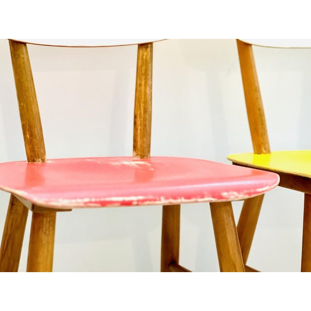 Dining Chairs from Ton, 1960s, Set of 4 For Sale - Image 16 of 18